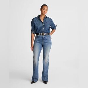 Madewell The Curvy Vintage Flare Jean in Bouvier Wash Size 27 NWT